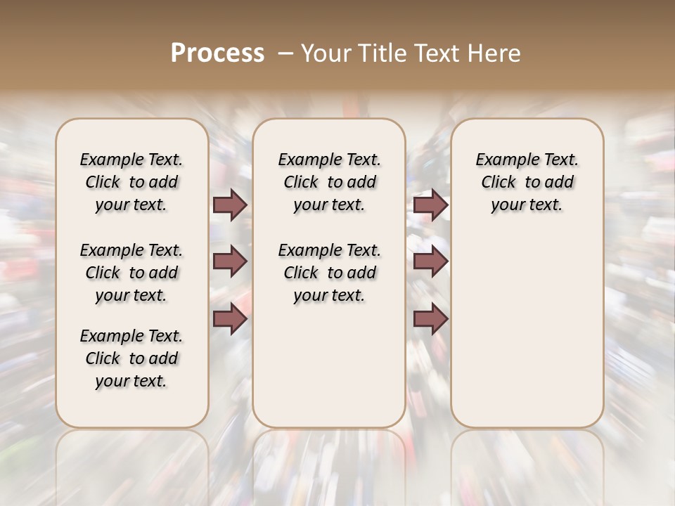Crowds In An Urban Setting PowerPoint Template