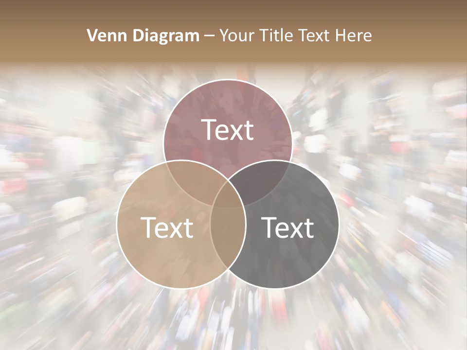 Crowds In An Urban Setting PowerPoint Template