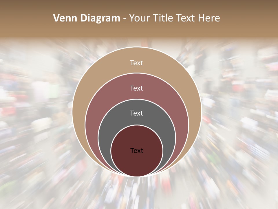 Crowds In An Urban Setting PowerPoint Template