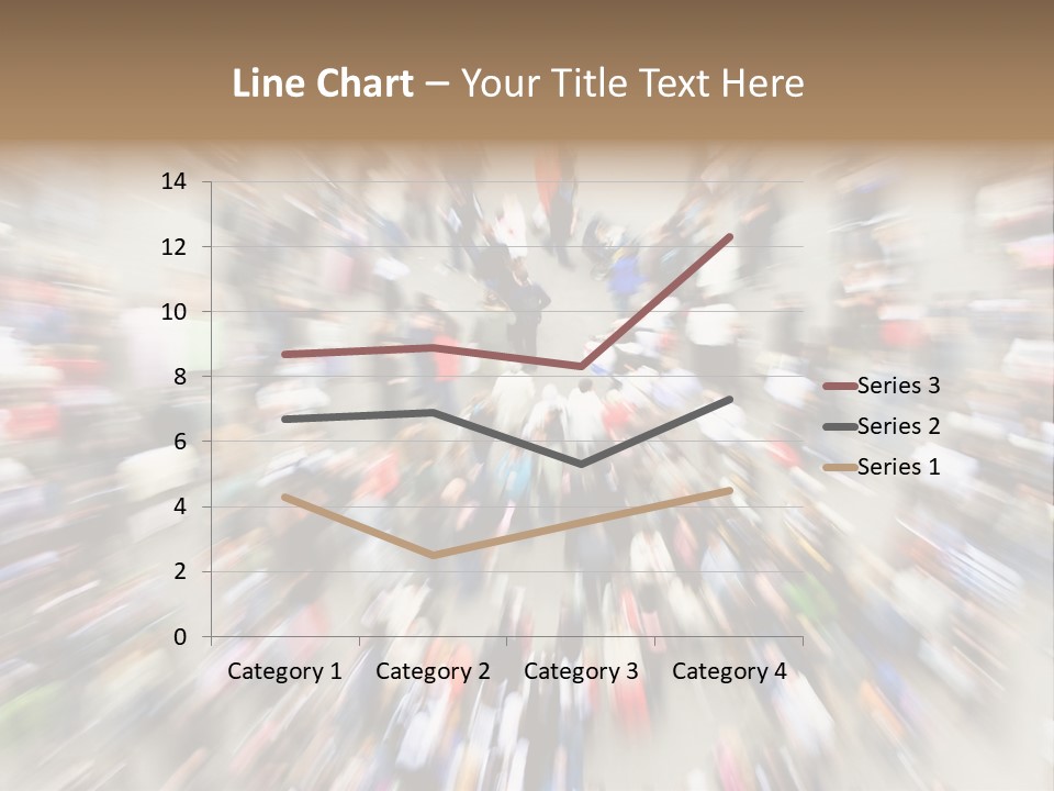 Crowds In An Urban Setting PowerPoint Template
