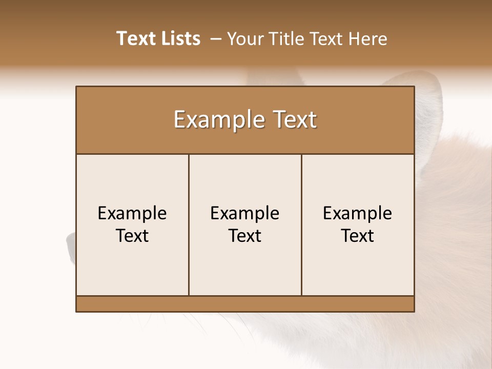 Red Fox (4 Years) - Vulpes Vulpes In Front Of A White Background PowerPoint Template