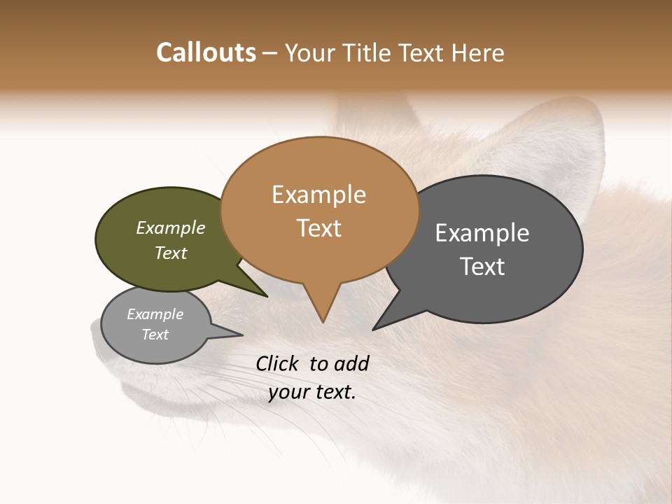 Red Fox (4 Years) - Vulpes Vulpes In Front Of A White Background PowerPoint Template