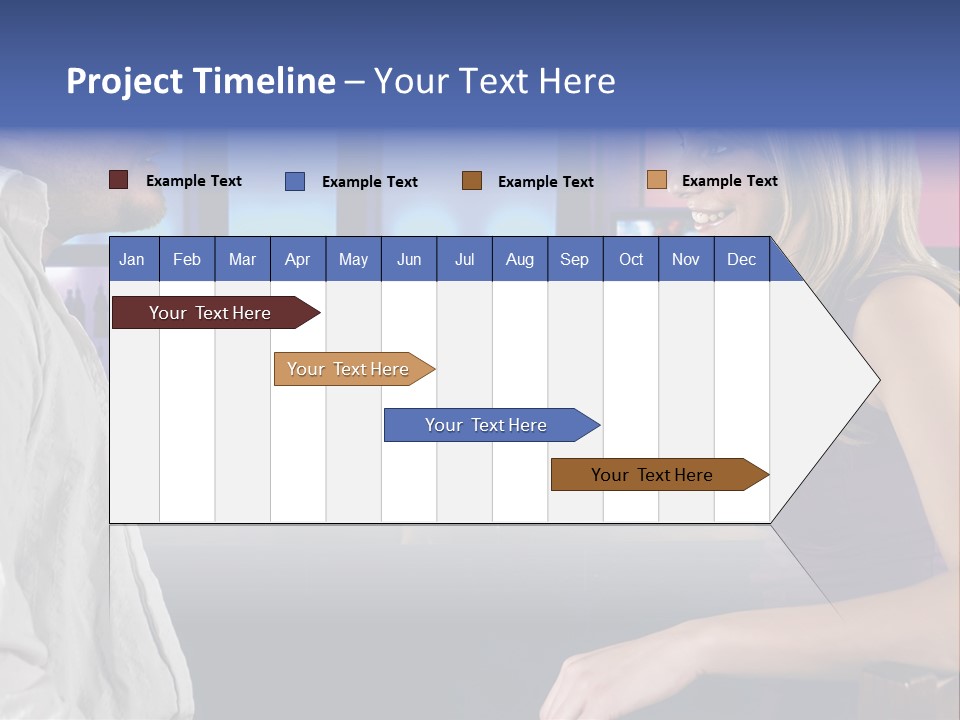 A Couple Sitting At Bar With Bar Tender Pouring A Drink PowerPoint Template