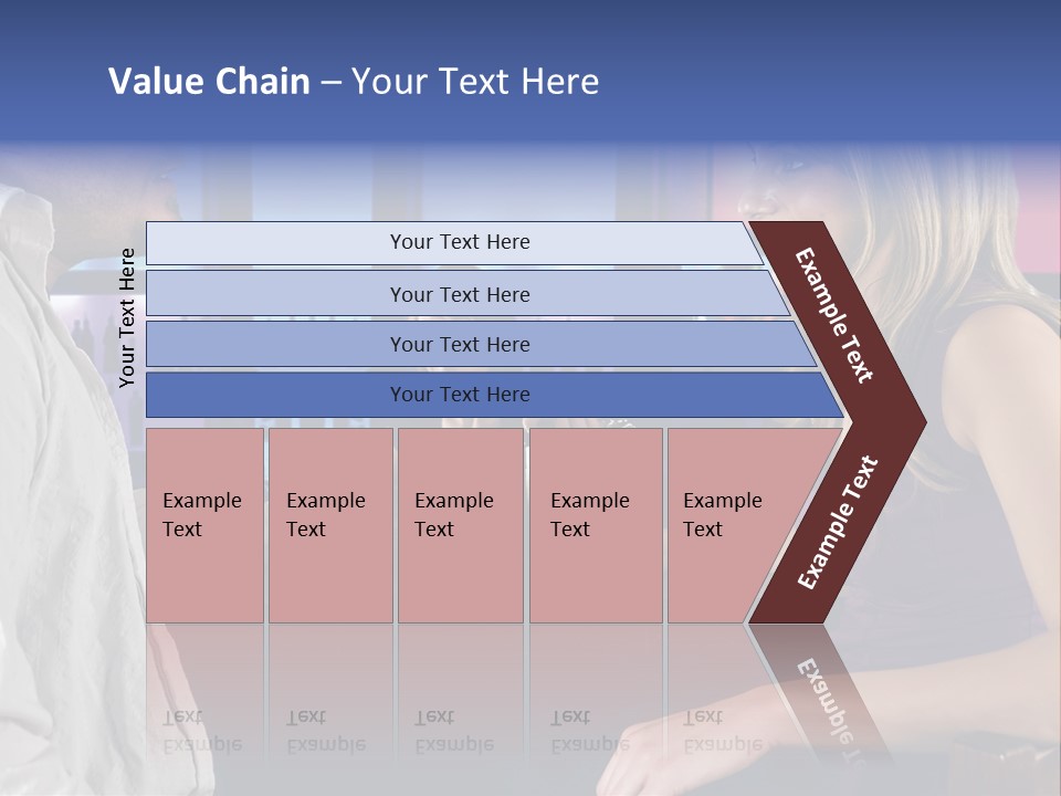 A Couple Sitting At Bar With Bar Tender Pouring A Drink PowerPoint Template