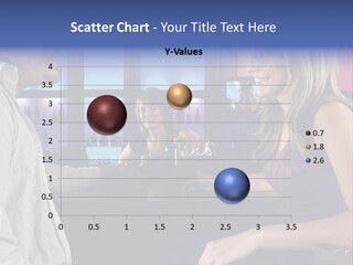 A Couple Sitting At Bar With Bar Tender Pouring A Drink PowerPoint Template