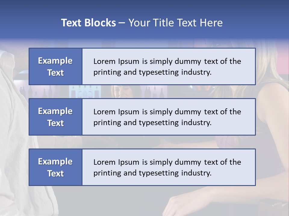 A Couple Sitting At Bar With Bar Tender Pouring A Drink PowerPoint Template