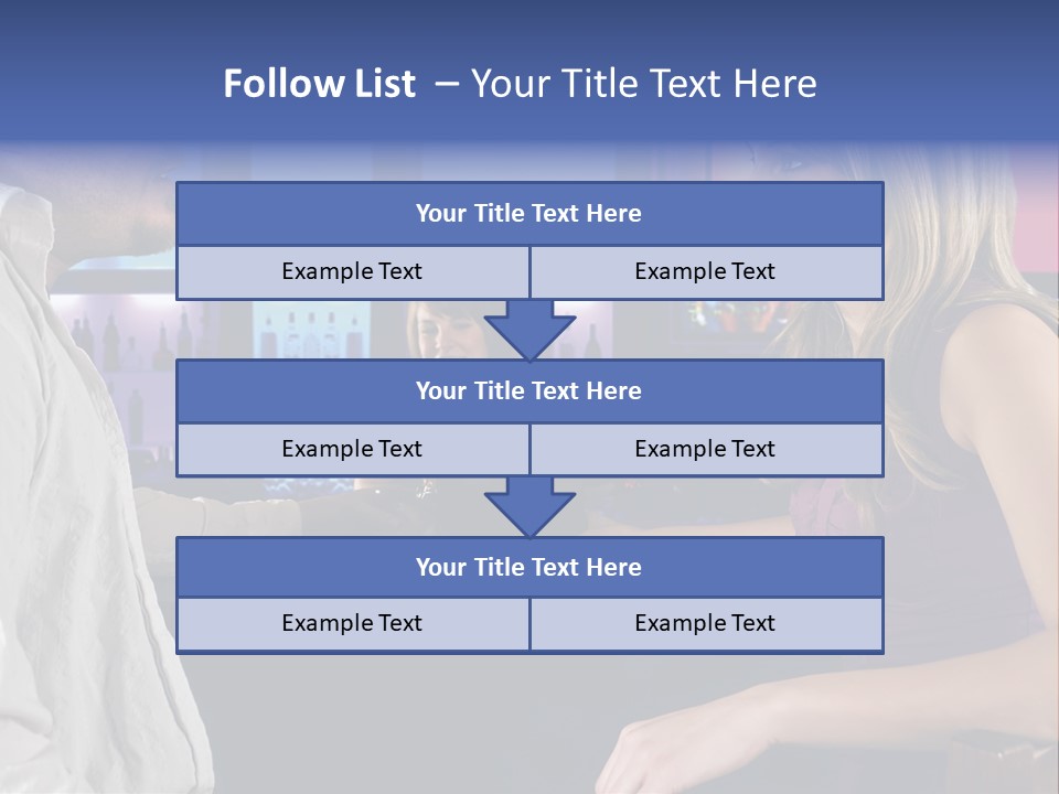A Couple Sitting At Bar With Bar Tender Pouring A Drink PowerPoint Template