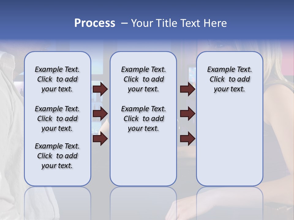 A Couple Sitting At Bar With Bar Tender Pouring A Drink PowerPoint Template