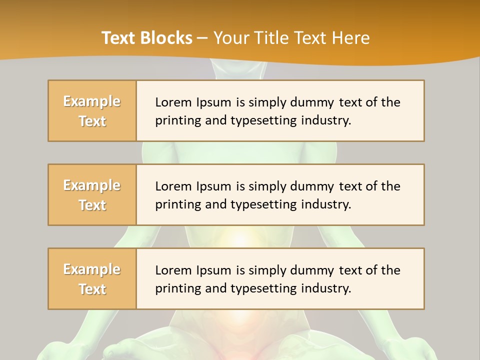 3D Illustration Of Woman Meditating And Energizing Her Energy Centers (Chakras) Through The Lotus Position PowerPoint Template