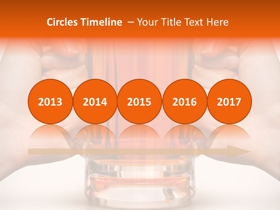 Competition Of Two Human Hands With Beer In Glass. Clipping Path Is Included PowerPoint Template