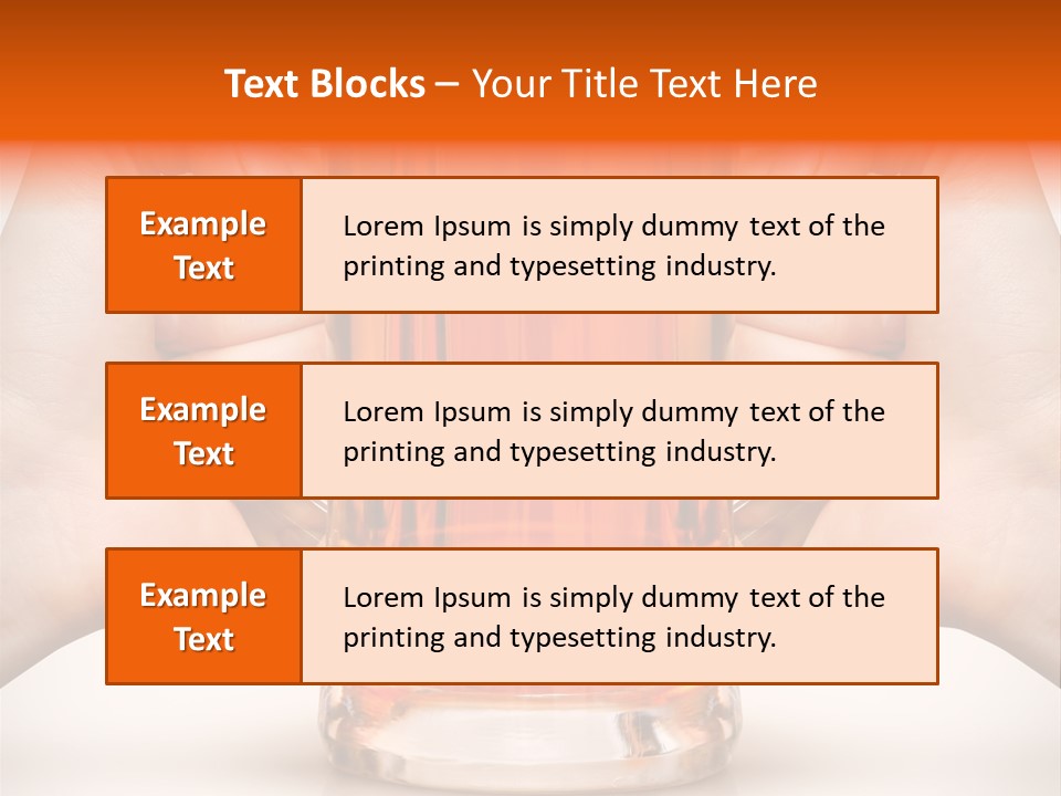 Competition Of Two Human Hands With Beer In Glass. Clipping Path Is Included PowerPoint Template