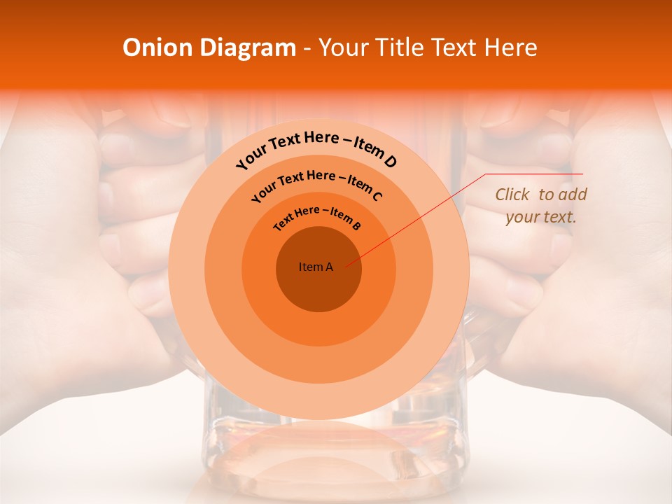 Competition Of Two Human Hands With Beer In Glass. Clipping Path Is Included PowerPoint Template