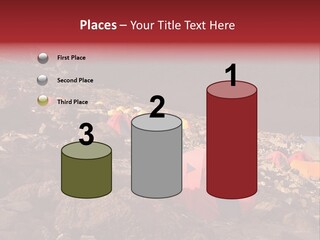 Barafu Camp On Machame Route. Mount Kilimanjaro, Tanzania. PowerPoint Template