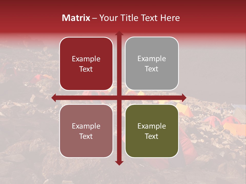 Barafu Camp On Machame Route. Mount Kilimanjaro, Tanzania. PowerPoint Template