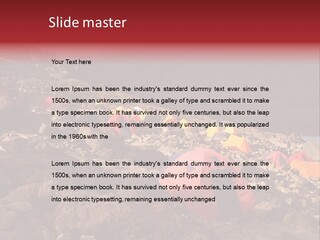 Barafu Camp On Machame Route. Mount Kilimanjaro, Tanzania. PowerPoint Template