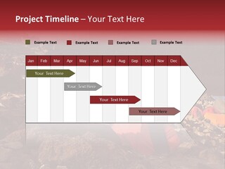 Barafu Camp On Machame Route. Mount Kilimanjaro, Tanzania. PowerPoint Template