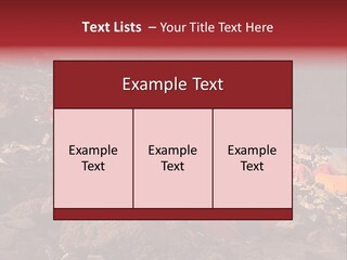 Barafu Camp On Machame Route. Mount Kilimanjaro, Tanzania. PowerPoint Template