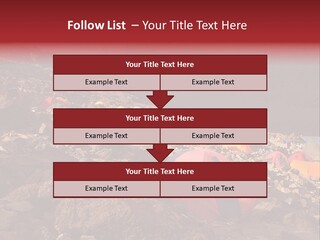 Barafu Camp On Machame Route. Mount Kilimanjaro, Tanzania. PowerPoint Template