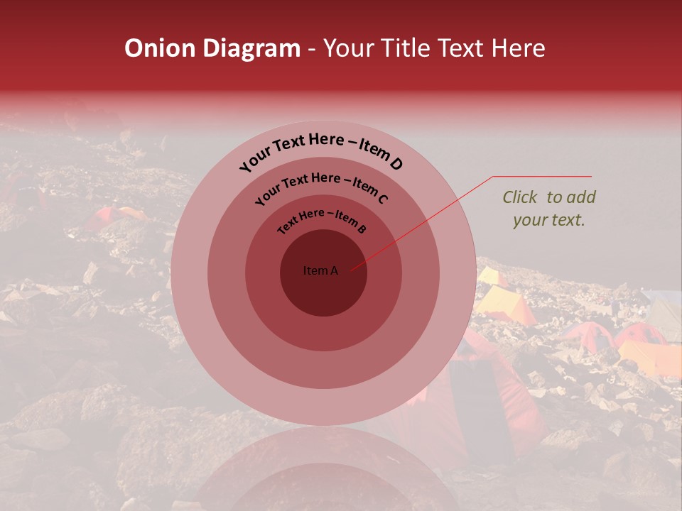 Barafu Camp On Machame Route. Mount Kilimanjaro, Tanzania. PowerPoint Template