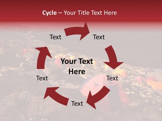 Barafu Camp On Machame Route. Mount Kilimanjaro, Tanzania. PowerPoint Template