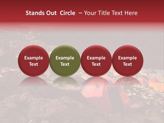 Barafu Camp On Machame Route. Mount Kilimanjaro, Tanzania. PowerPoint Template