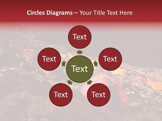 Barafu Camp On Machame Route. Mount Kilimanjaro, Tanzania. PowerPoint Template