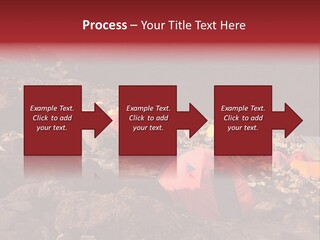 Barafu Camp On Machame Route. Mount Kilimanjaro, Tanzania. PowerPoint Template