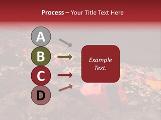 Barafu Camp On Machame Route. Mount Kilimanjaro, Tanzania. PowerPoint Template