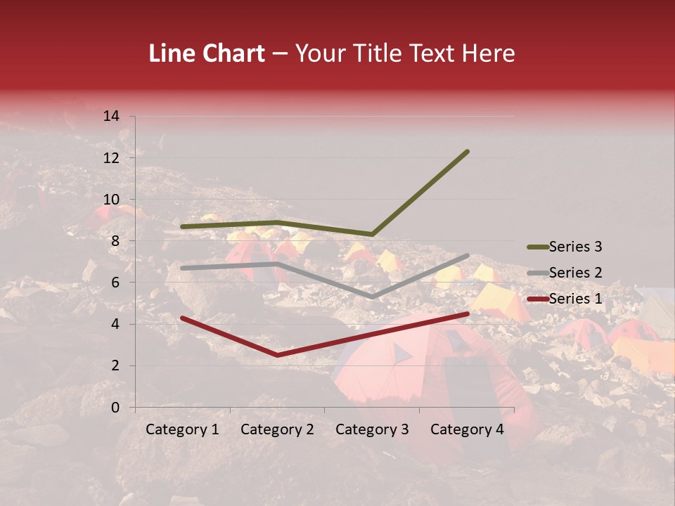 Barafu Camp On Machame Route. Mount Kilimanjaro, Tanzania. PowerPoint Template