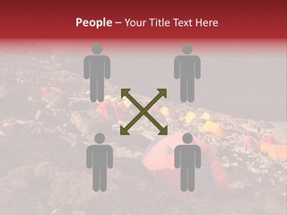 Barafu Camp On Machame Route. Mount Kilimanjaro, Tanzania. PowerPoint Template