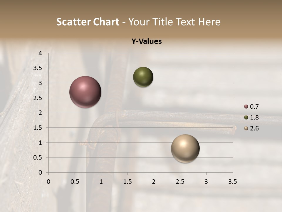 Closeup Of House Foundation Steel Reinforcement Bars PowerPoint Template