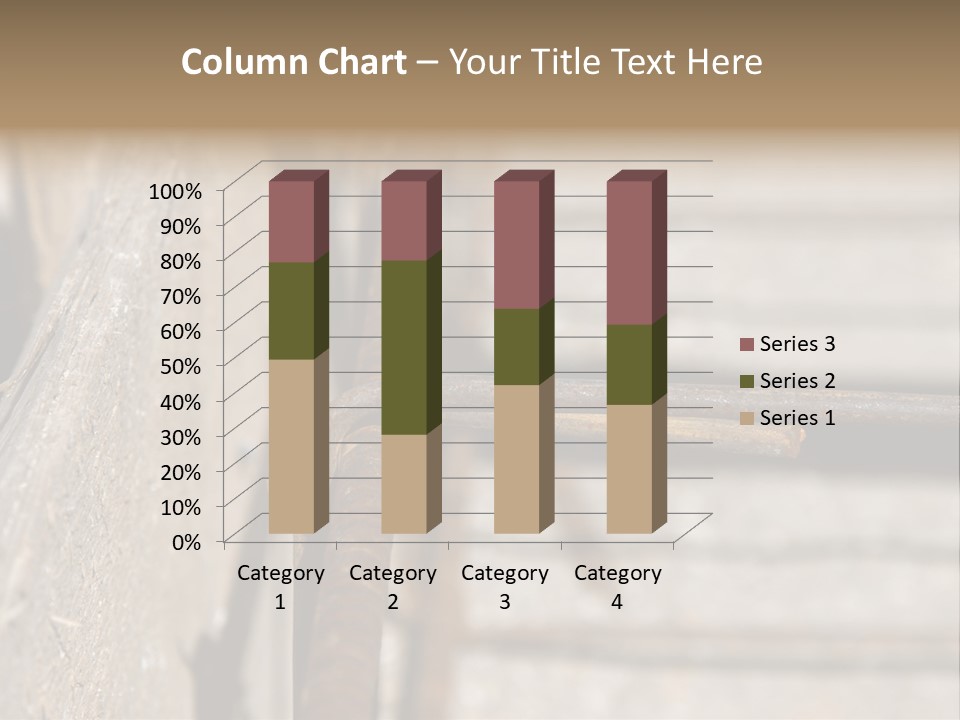 Closeup Of House Foundation Steel Reinforcement Bars PowerPoint Template
