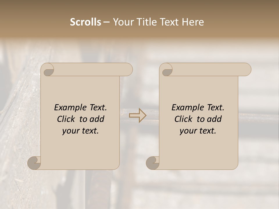 Closeup Of House Foundation Steel Reinforcement Bars PowerPoint Template