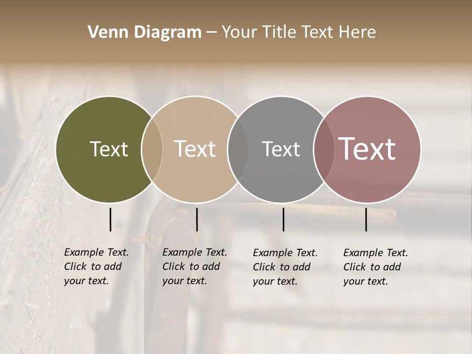 Closeup Of House Foundation Steel Reinforcement Bars PowerPoint Template