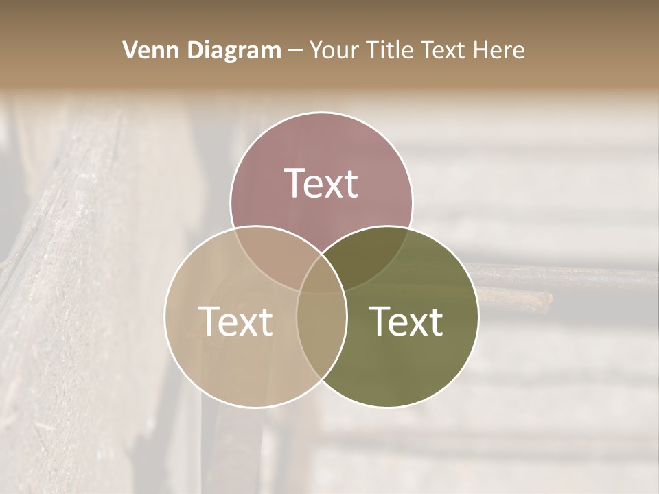 Closeup Of House Foundation Steel Reinforcement Bars PowerPoint Template