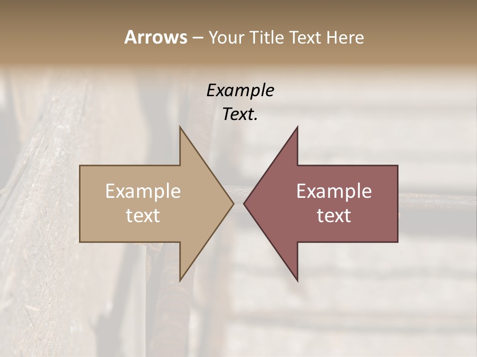 Closeup Of House Foundation Steel Reinforcement Bars PowerPoint Template