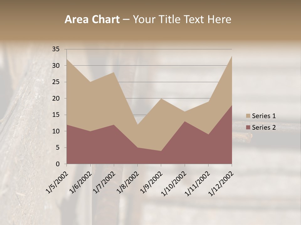 Closeup Of House Foundation Steel Reinforcement Bars PowerPoint Template