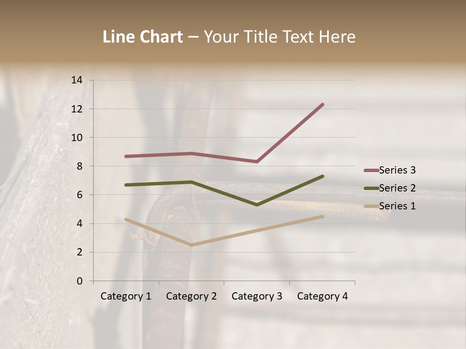 Closeup Of House Foundation Steel Reinforcement Bars PowerPoint Template