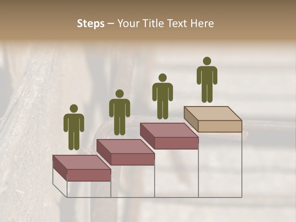 Closeup Of House Foundation Steel Reinforcement Bars PowerPoint Template
