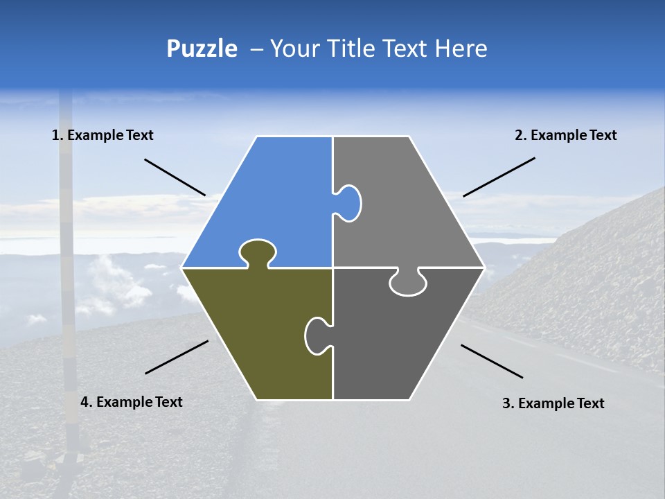 The Summit Of Mount Ventoux, Vaucluse, France PowerPoint Template