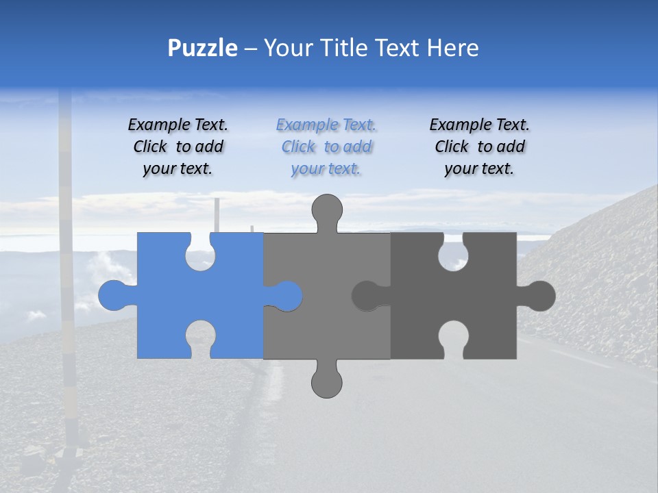 The Summit Of Mount Ventoux, Vaucluse, France PowerPoint Template