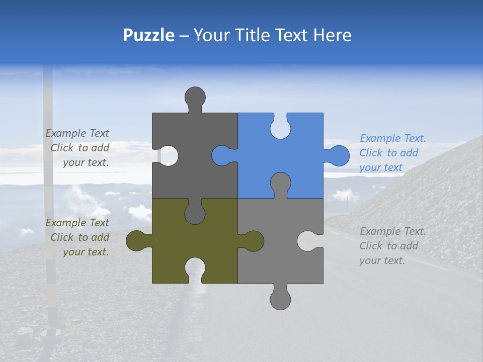 The Summit Of Mount Ventoux, Vaucluse, France PowerPoint Template