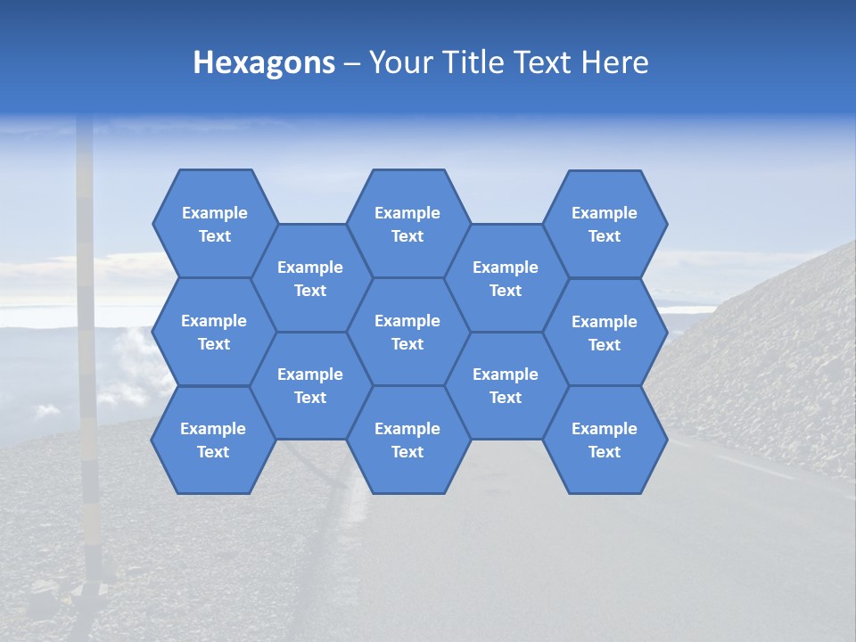 The Summit Of Mount Ventoux, Vaucluse, France PowerPoint Template