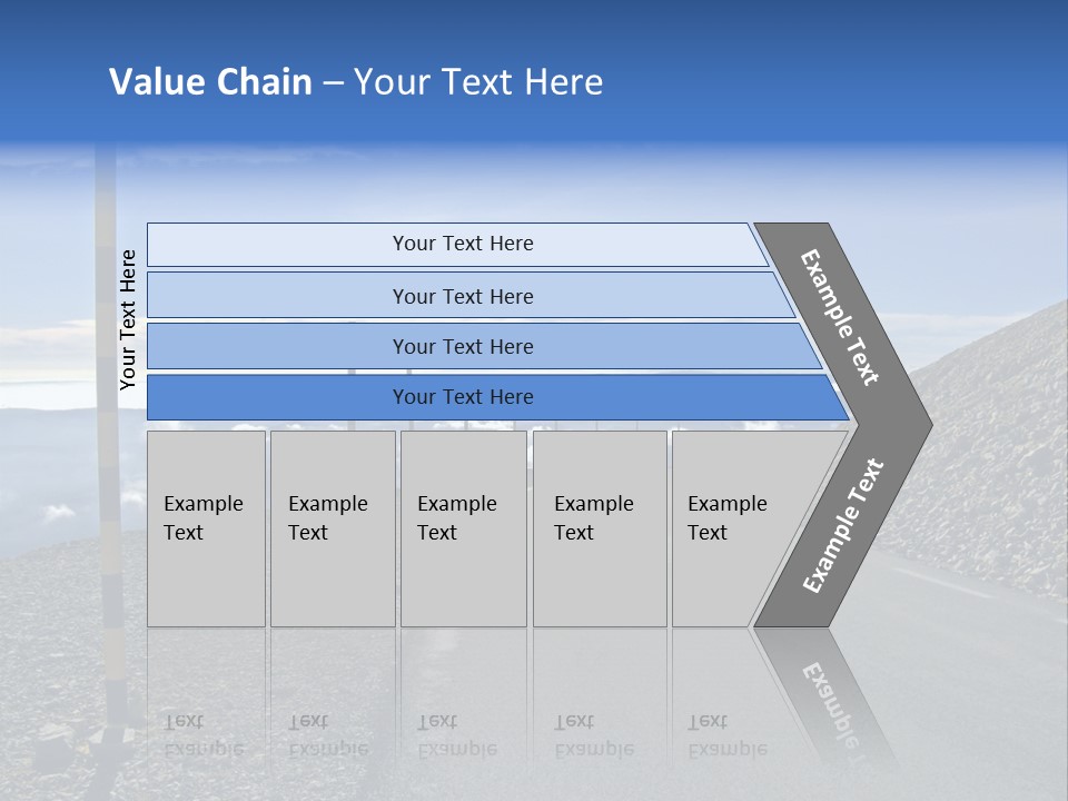 The Summit Of Mount Ventoux, Vaucluse, France PowerPoint Template