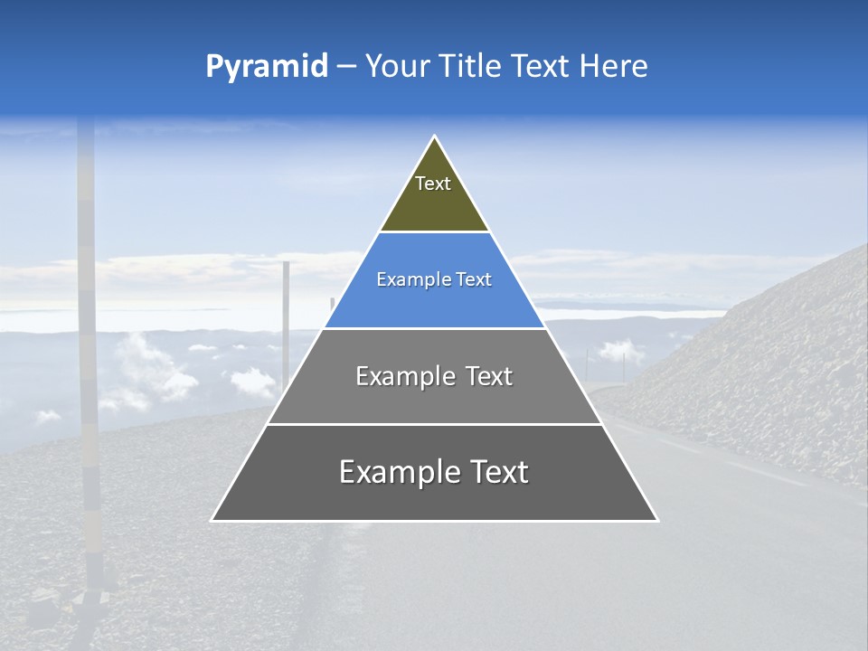 The Summit Of Mount Ventoux, Vaucluse, France PowerPoint Template