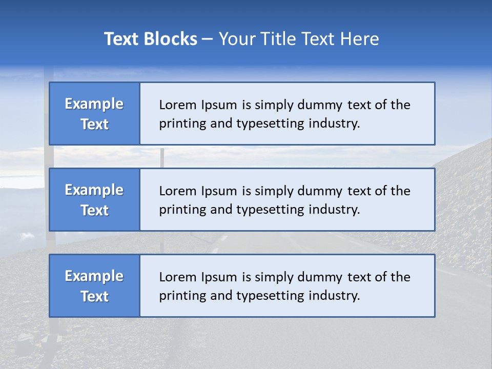 The Summit Of Mount Ventoux, Vaucluse, France PowerPoint Template