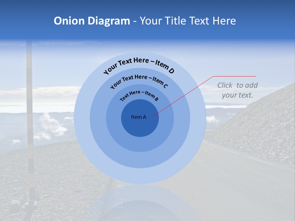 The Summit Of Mount Ventoux, Vaucluse, France PowerPoint Template