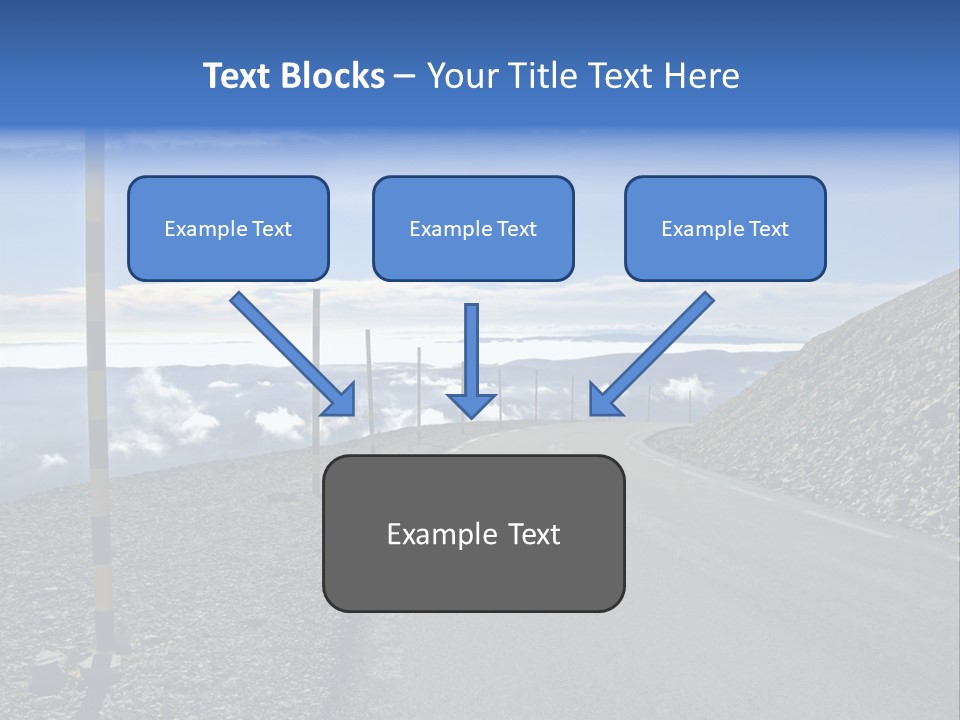 The Summit Of Mount Ventoux, Vaucluse, France PowerPoint Template