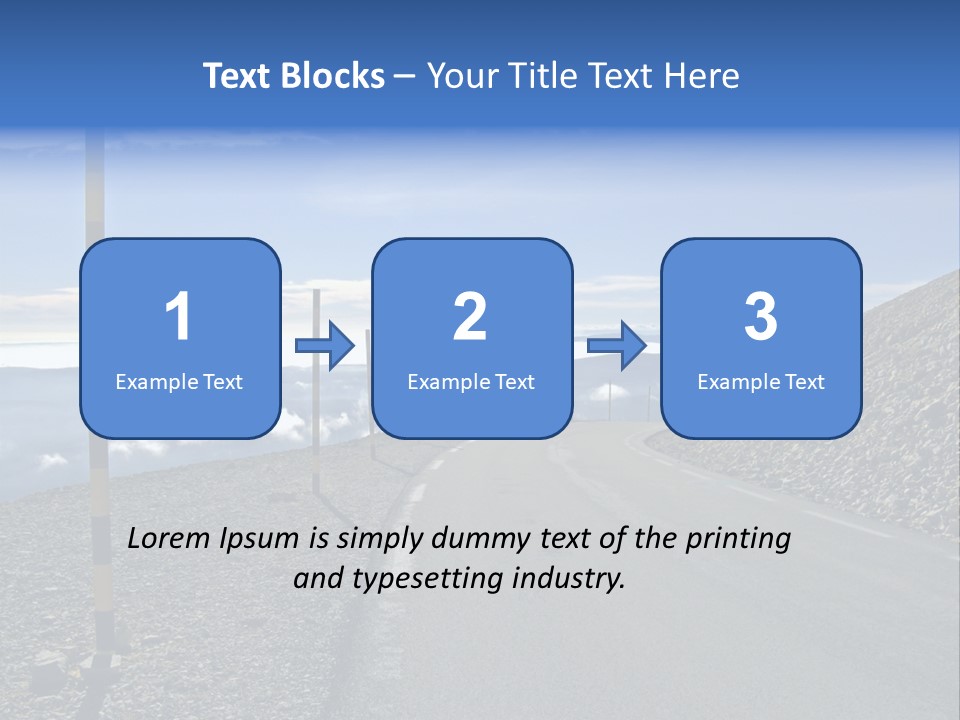 The Summit Of Mount Ventoux, Vaucluse, France PowerPoint Template