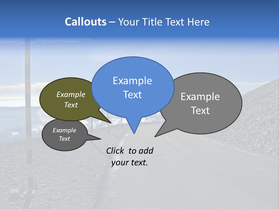 The Summit Of Mount Ventoux, Vaucluse, France PowerPoint Template